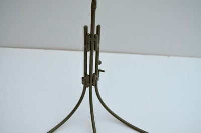 Vintage Tri arm folding wire pot plant hanger with apple motif