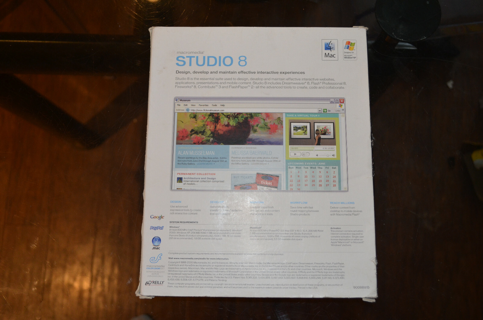 NEW STUDIO 8 MACROMEDIA DREAMWEAVER 2 CD DISCS MADE IN USA