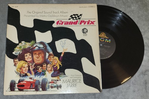 GRAND PRIX ORIGINAL SOUNDTRACK 1966 LP MAURICE JARRE JAMES