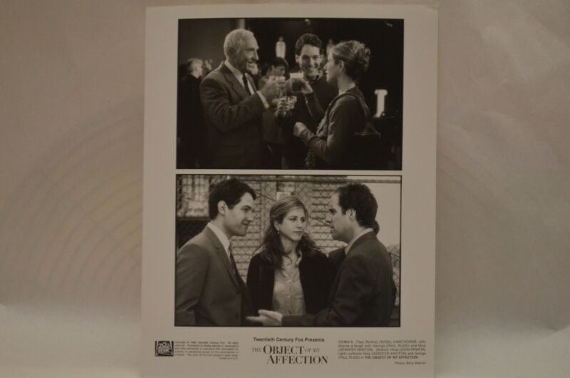 Jennifer Aniston & Paul Rudd In The Object Of My Affection Movie Press Photo.