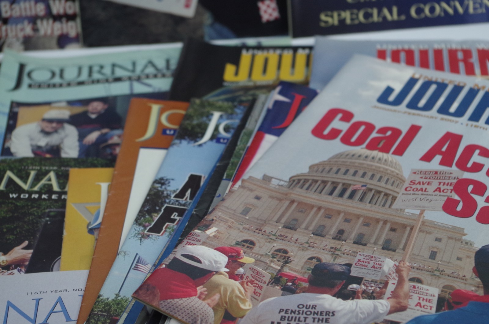 Lot Of 30 UNITED MINE WORKERS JOURNAL Newspaper Magazine Paper