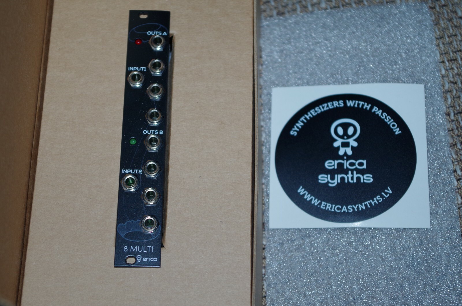 Erica Synths Black 8 Multi - New - for Eurorack Modular, Doepfer compatible