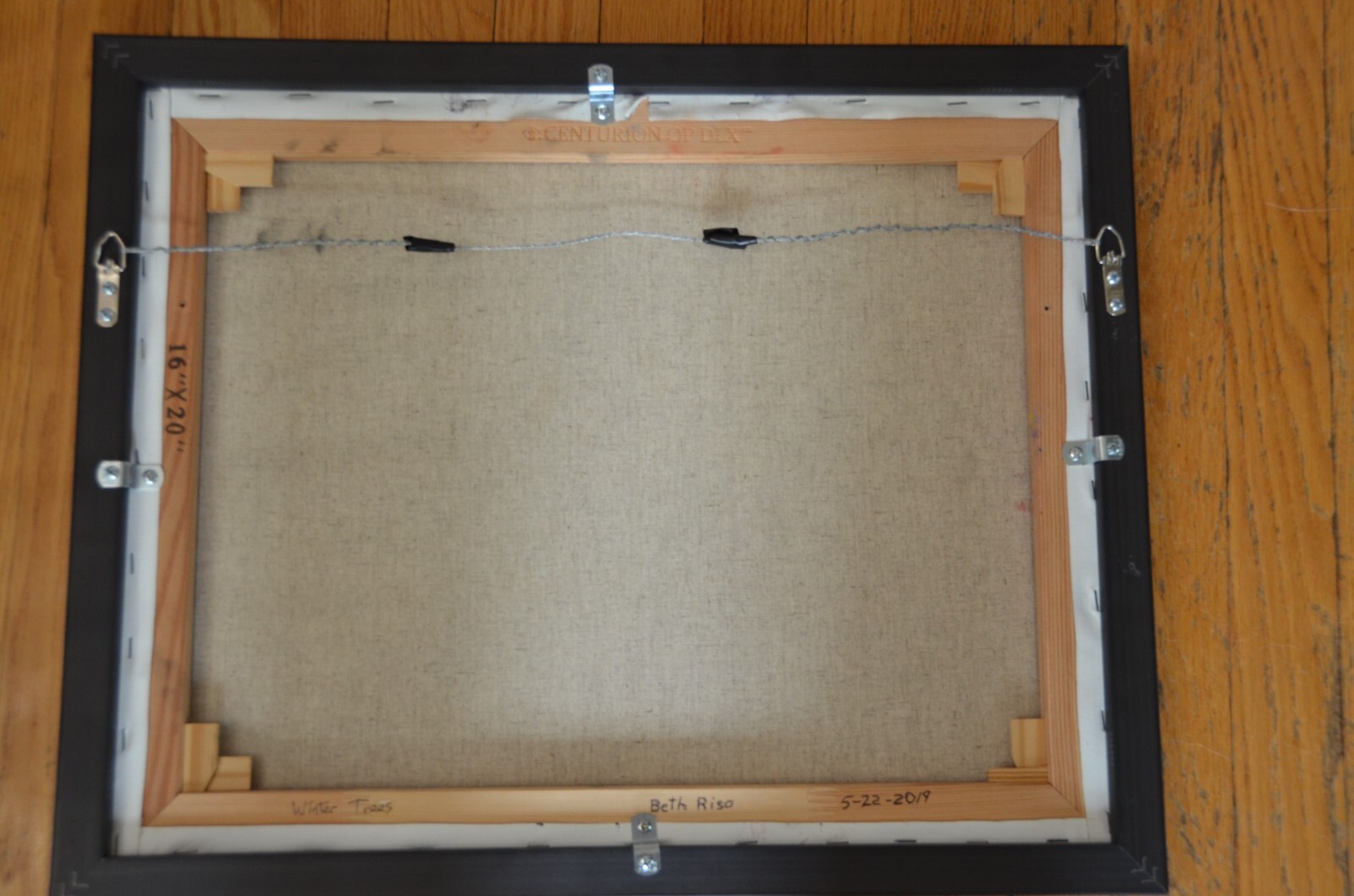 Beth Riso Original Fine Art Oil Painting - Winter Cottage  -  Bergen County NJ