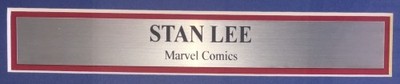 Stan Lee Signed Framed 16x20 Marvel Captain America Photo PSA