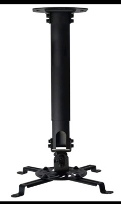 VIVO Universal Extended Ceiling Projector Mount | Height Adjustable (Black)