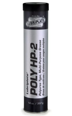 L0191-098 POLY HP-2 LUBRIPLATE Polyurea Type Multi-Purpose Grease Tube 14 oz