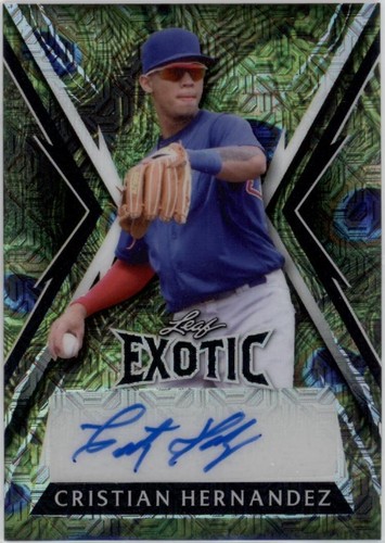 2023 Leaf Exotic - Cristian Hernandez #BA-CH2