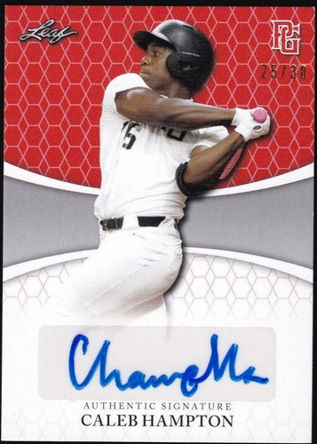 2022 Leaf Perfect Game National Showcase - Caleb Hampton #BA-CH2