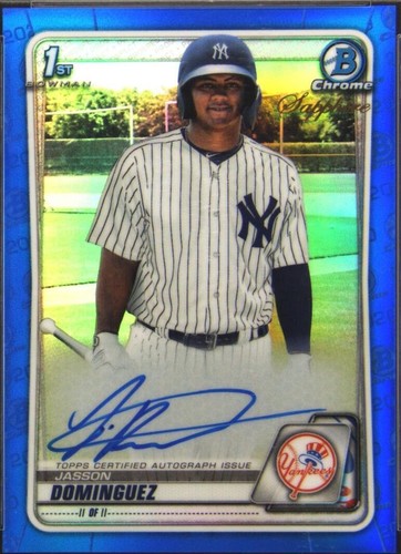2020 Bowman Chrome Sapphire Edition - Jasson Dominguez #BSPA-JDO