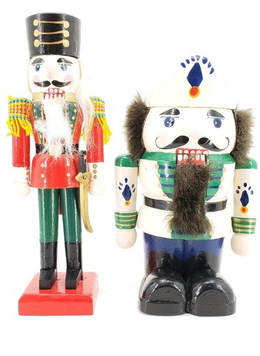 Vintage Handcrafted Wood Nutcrackers 7