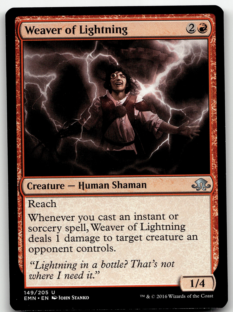 Weaver of Lightning 2x FOIL EMN MTG Eldritch Moon Uncommon MINT red Weaver of Lightning 2x FOIL EMN MTG Eldritch Moon Uncommon MINT red