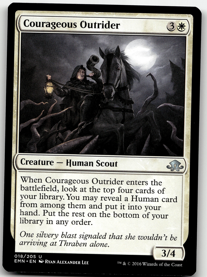 Courageous Outrider 2x FOIL EMN MTG Eldritch Moon Uncommon MINT white Courageous Outrider 2x FOIL EMN MTG Eldritch Moon Uncommon MINT white