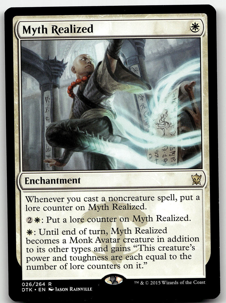 Myth Realized 2x FOIL DTK MTG Dragons of Tarkir Rare MINT white Myth Realized 2x FOIL DTK MTG Dragons of Tarkir Rare MINT white