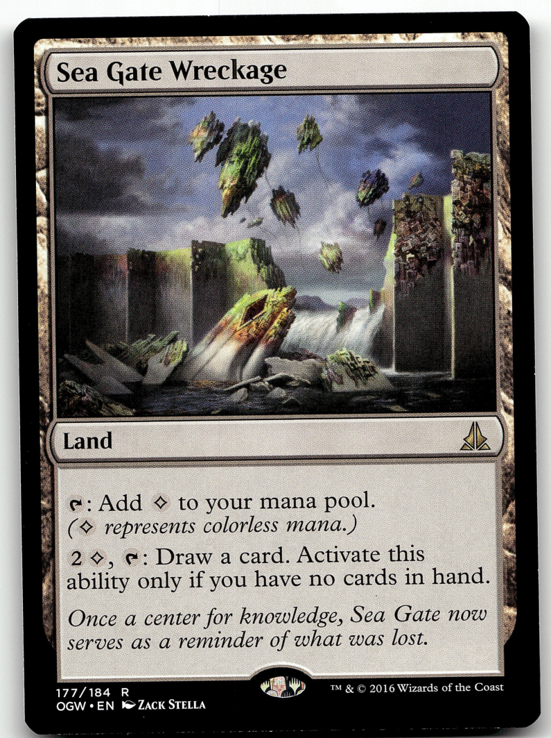 Sea Gate Wreckage 2x FOIL OGW MTG Oath of the Gatewatch Rare NM land Sea Gate Wreckage 2x FOIL OGW MTG Oath of the Gatewatch Rare NM land
