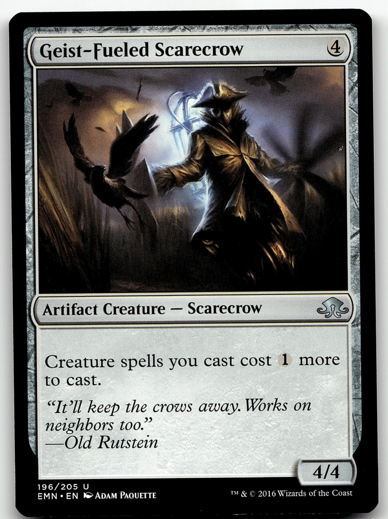Geist-Fueled Scarecrow 2x FOIL EMN MTG Eldritch Moon Uncommon MINT artifact Geist-Fueled Scarecrow 2x FOIL EMN MTG Eldritch Moon Uncommon MINT artifact