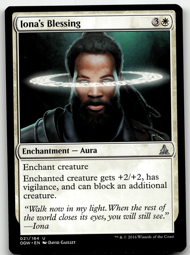 Iona's Blessing 2x FOIL OGW MTG Oath of the Gatewatch Uncommon NM white Iona's Blessing 2x FOIL OGW MTG Oath of the Gatewatch Uncommon NM white
