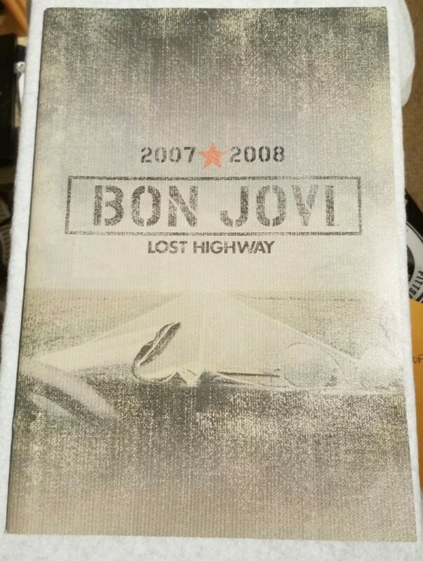 Rare! Tour Book 2007- 2008 Lost Highway by BON JOVI Signed Autographed by All!  