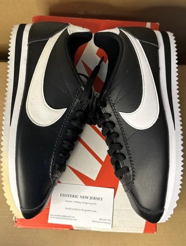 New Nike Cortez Leather Women's Size 6.5 Classic Black White