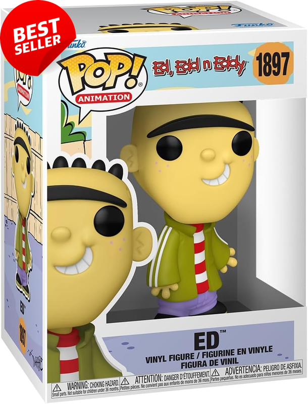 Funko Pop Ed Edd n Eddy Ed Vinyl Figure 1/6 Chase Variant Official Collectible