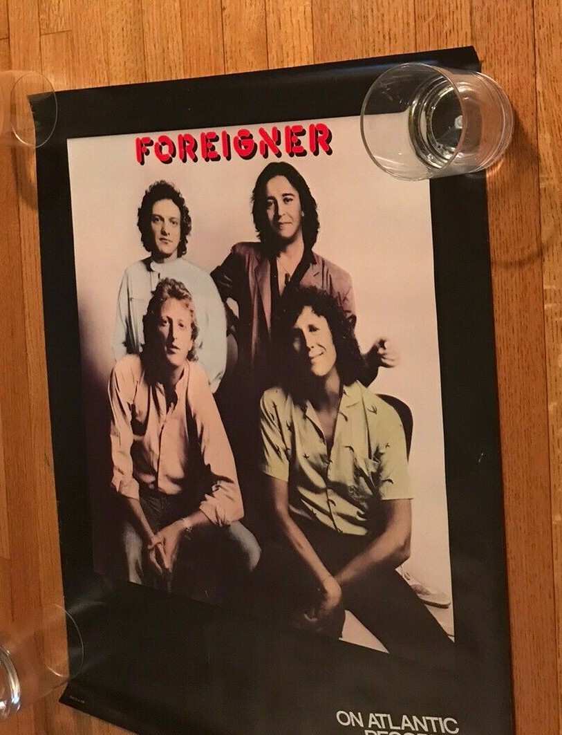 1980's Vintage Original Foreigner Promo Poster 21" x 27" eBay
