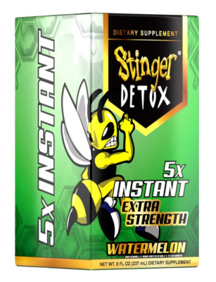 Stinger Detox 5X Instant  Extra Strength Drink WaterMelon Flavor   8 FL OZ