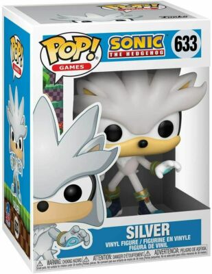 Funko POP Silver Sonic The Hedgehog  # 633 Vinyl Figure 30TH Anniversary On Hand