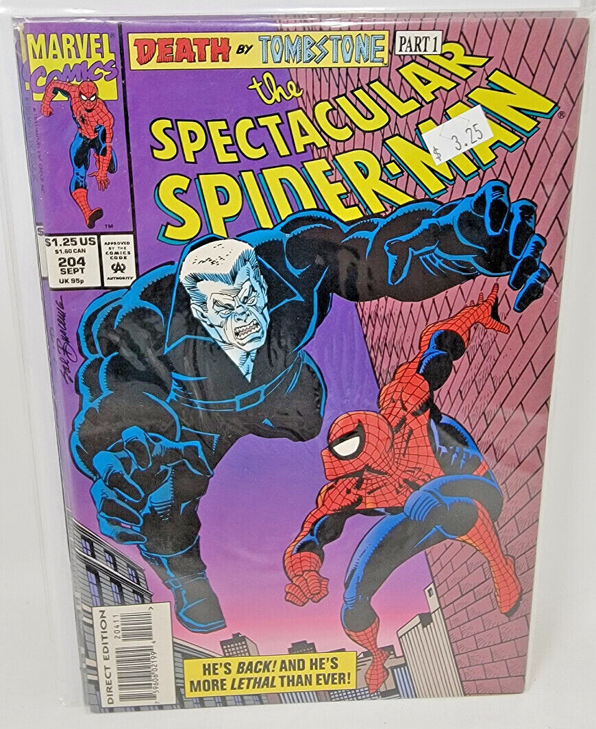 アメコミ・英語　スパイダーマン　SPIDER-MAN TOMBSTONE 1994 Flair Marvel Comics Tombstone Tombstone vs Spider-Man