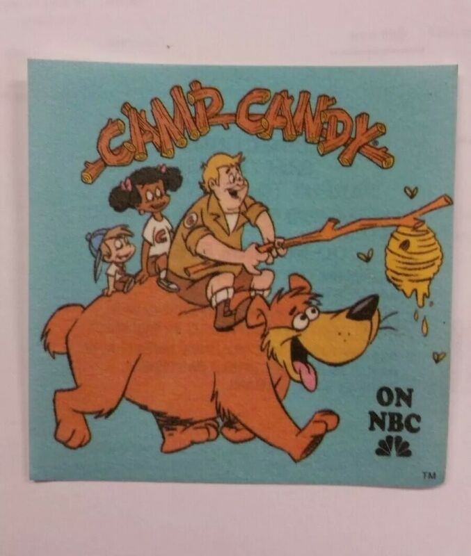 JOHN CANDY COMEDIAN TELEVISION CARTOON CAMP CANDY IRON ON PATCH VINTAGE 1990