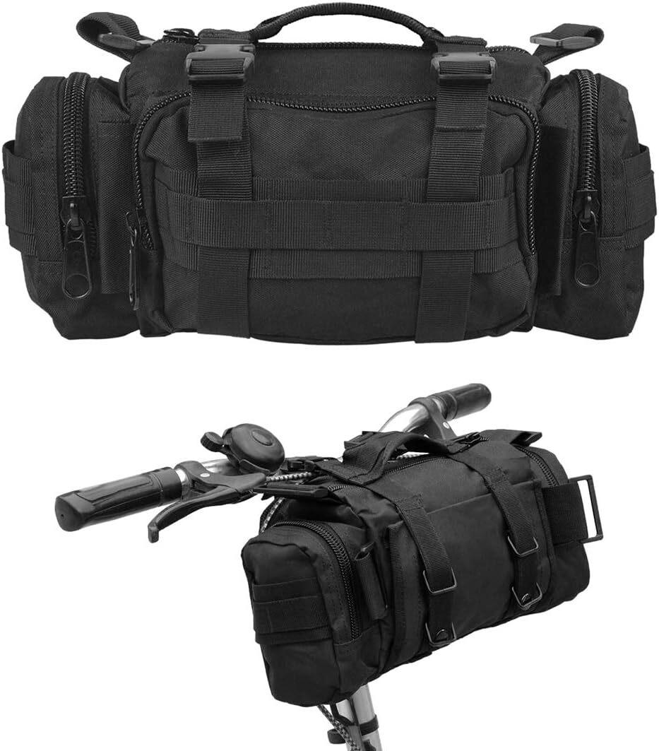 Waterproof Bicycle Handlebar Bag Bike Saddle Bag Frame Rear Front Accessories