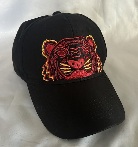 【KENZO】Logo Ball Cap/追跡+関税+全国送料込み KENZO Paris Kampus Embroidered Red Gold Tiger Black Baseball