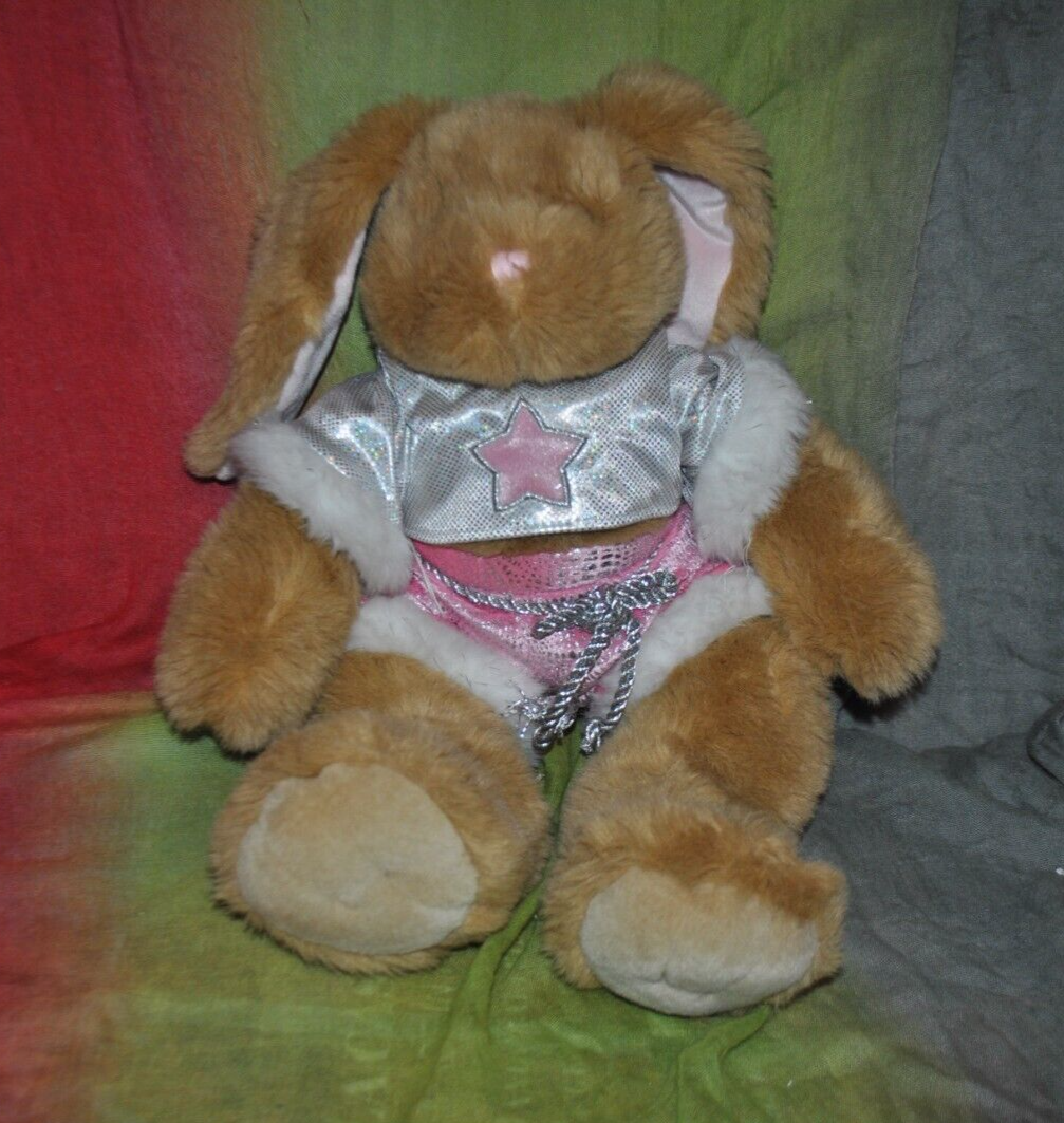 BUILD A BEAR ビルドアベア　バニー（服付き） BUILD A BEAR ビルドアベア バニー（服付き） Build A Bear Pink