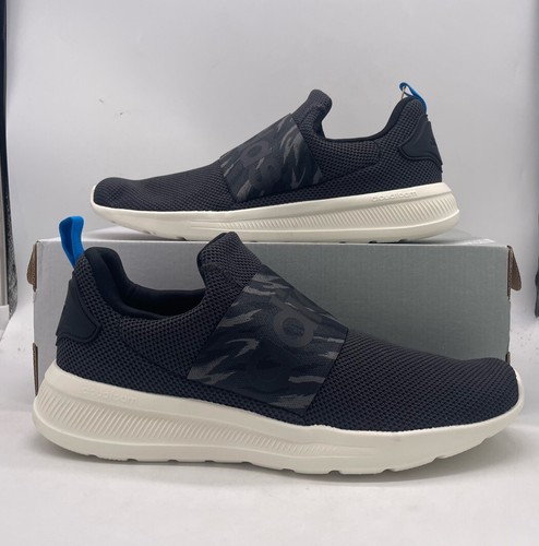 

Adidas Lite Racer Adapt 4.0 Черный Белый Кроссовки GW8154 Мужские Размер 10, Карбон, adidas Lite Racer
