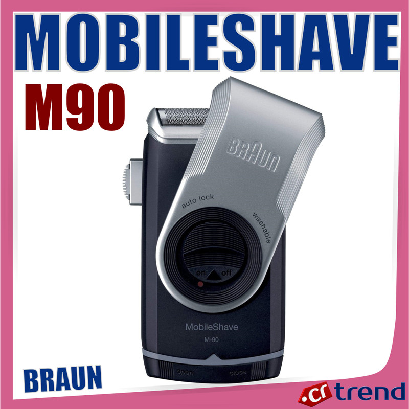 Braun Mobileshave M90 Reise Rasierapparat (FÃ¼R Unterwegs)