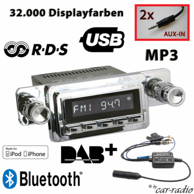 Retrosound Motor-6 DAB+ Komplettset für Ford Mustang / Ranchero 1964 1965 1966