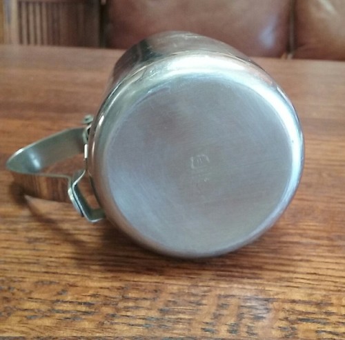 Vintage Bloomfield Stainless Steel Lidded Coffee Creamer