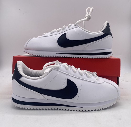 Белые черные кроссовки Nike Boys Cortez Basic SL 904764-102, размер 4Y