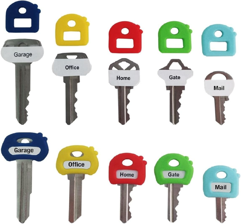 Label-Label Key Cap Covers Stretchy Fits Mosty Keys + Free Key...