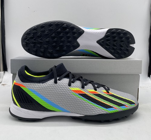 

Adidas X Speedportal.3 TF Серебристый Черный Желтый Футбольные Кроссовки GW8486 Мужской Размер, Серебряный, adidas X