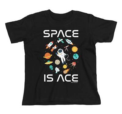 Kids SPACE IS ACE T-Shirt, Organic Cotton Boys Girls