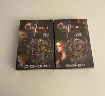 Cut Throat Caverns : Relics and Ruins & Tombs and Tomes (New and Wrapped)