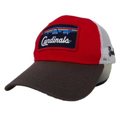 【NEW ERA】ST. LOUIS CARDINALS MESH HAT Men's New Era White St. Louis Cardinals Flamingo Mesh Back
