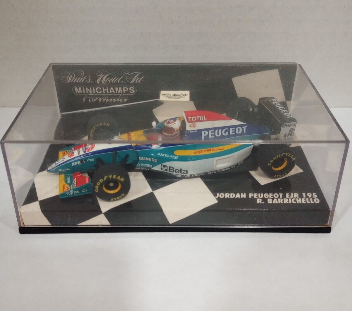 タメオ 1/43 ジョーダン・プジョー 195 バリチェロ/アーバインTameo タメオ 1/43 ジョーダン・プジョー 195 バリチェロ/アーバイン