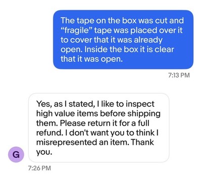 Item photo(s) from verified buyer