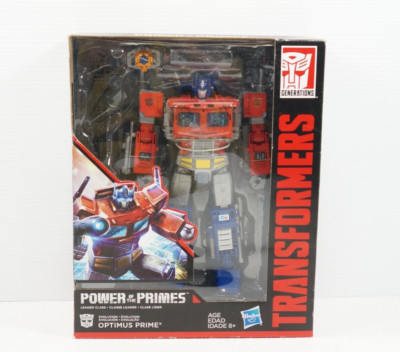 Transformers Power Of The Primes Optimus Prime Leader Class Figure Hasbro