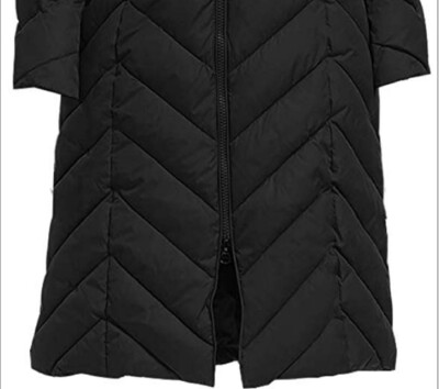 Pre-owned Laundry By Shelli Segal Laundry Shelli Segal Women's Winter Puffer Parka Hood Maxi Coat Jacket Size Xxl In Black