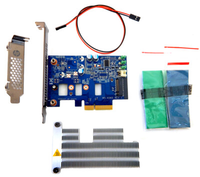 HP Z Turbo G2 PCIe Adapter Kit w Heatsink 822947-002 742006-005 MS-4365