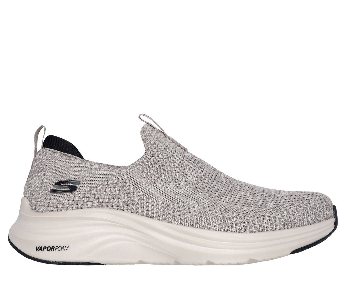 Skechers Shoes Men Wide Fit Slipon Sport Comfort Taupe