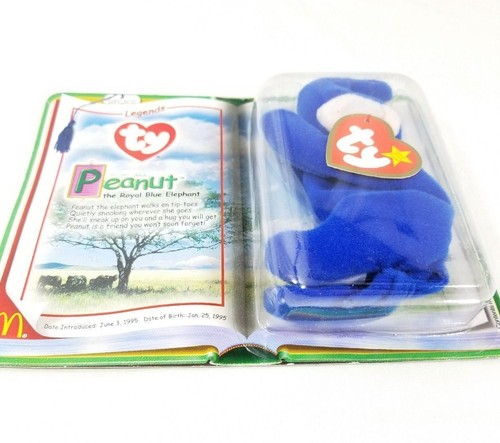 Ty Teenie Beanie Peanut RETIRED Beanie Baby In Box 