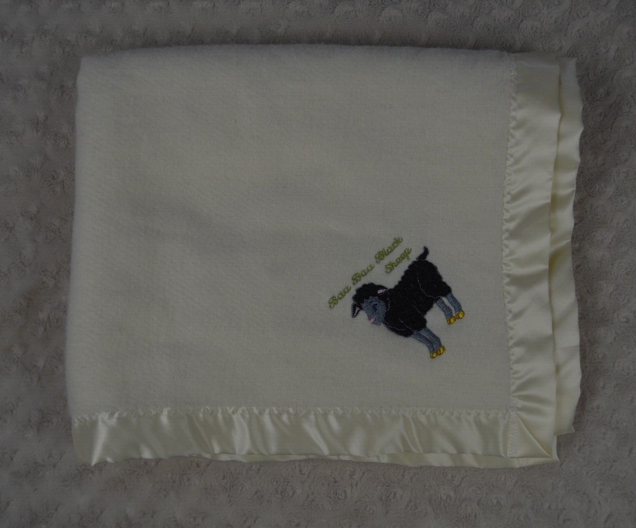 Acrylic Cream Black Sheep Cat Mouse