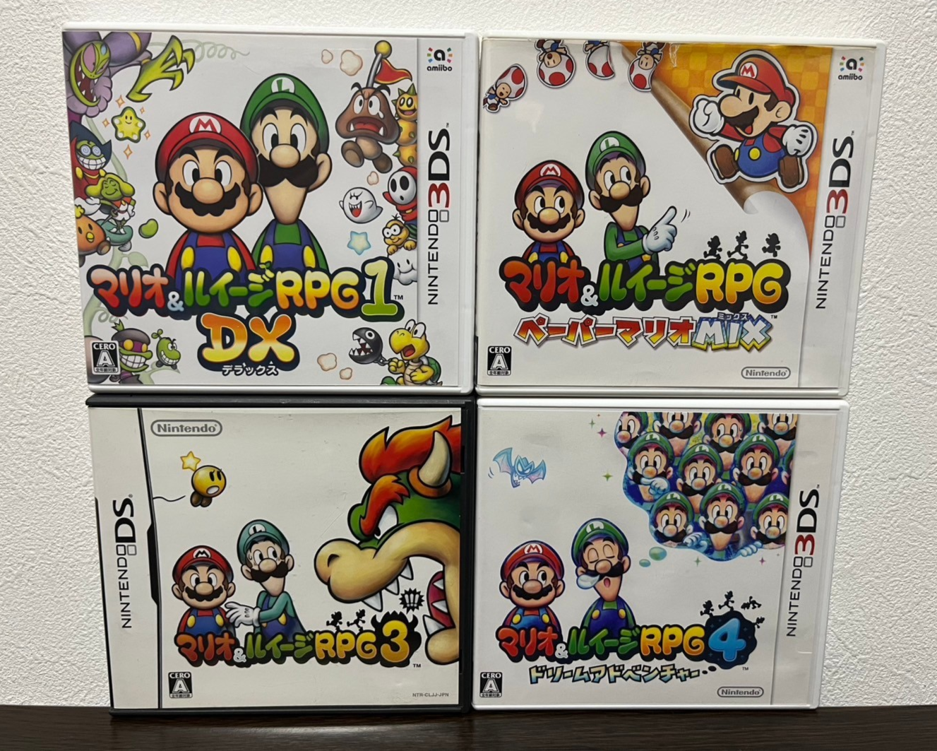 Mario & Luigi RPG 1 DX , 3 , 4 Dream Adventure , Paper Mario
